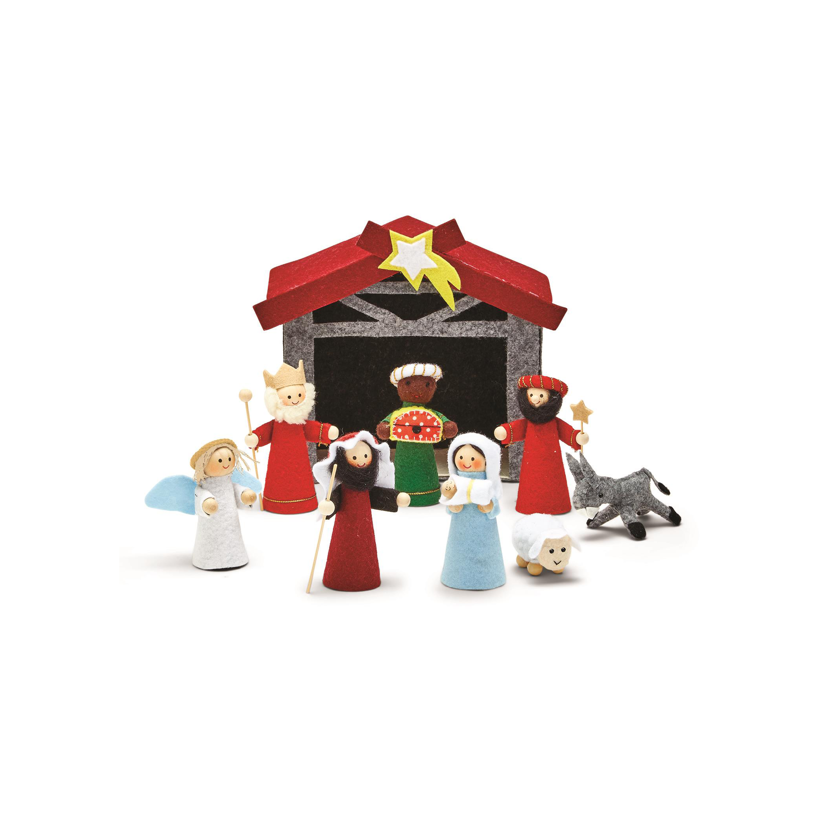 9 Piece Felt Nativity