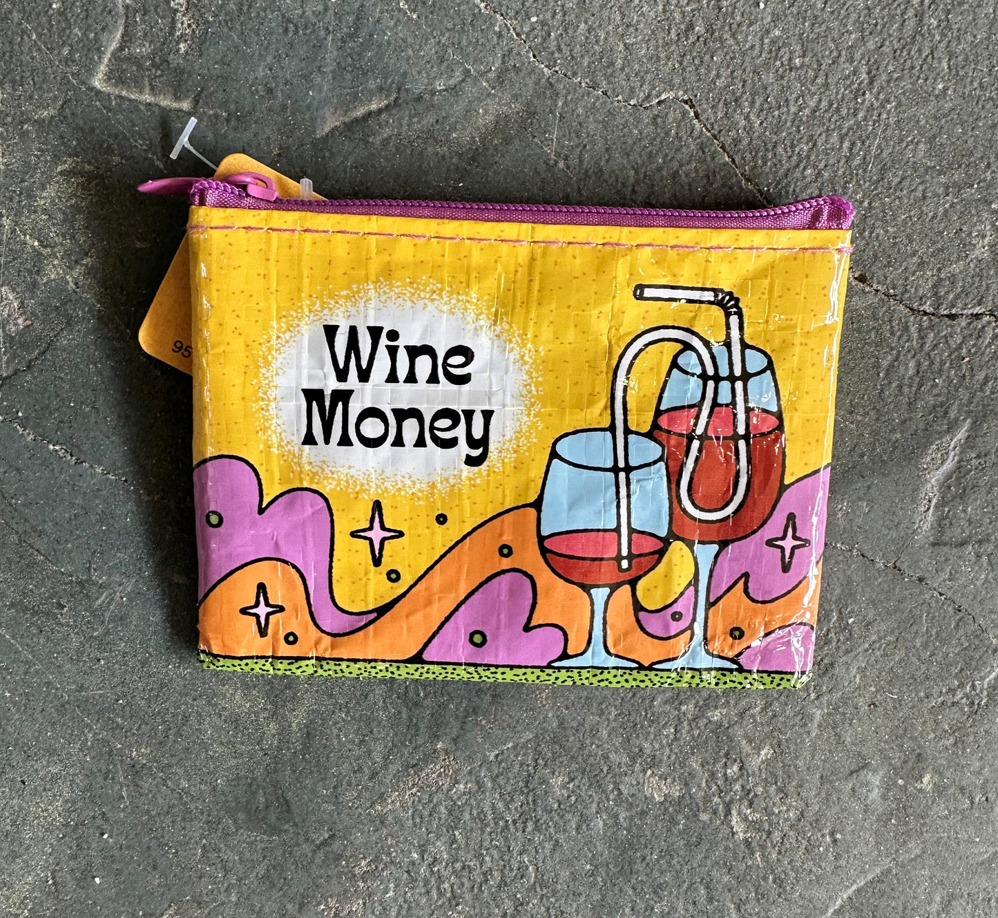 Wine Money Coin Purse