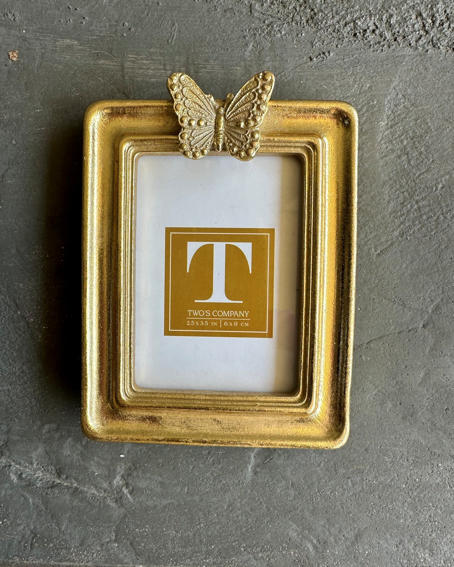 Gold Frame With Butterfly