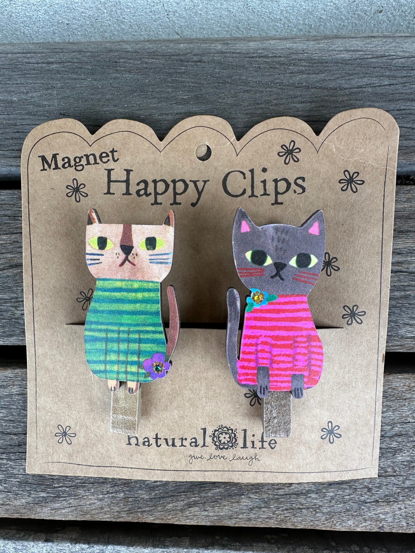 Happy Cat Magnet Clips