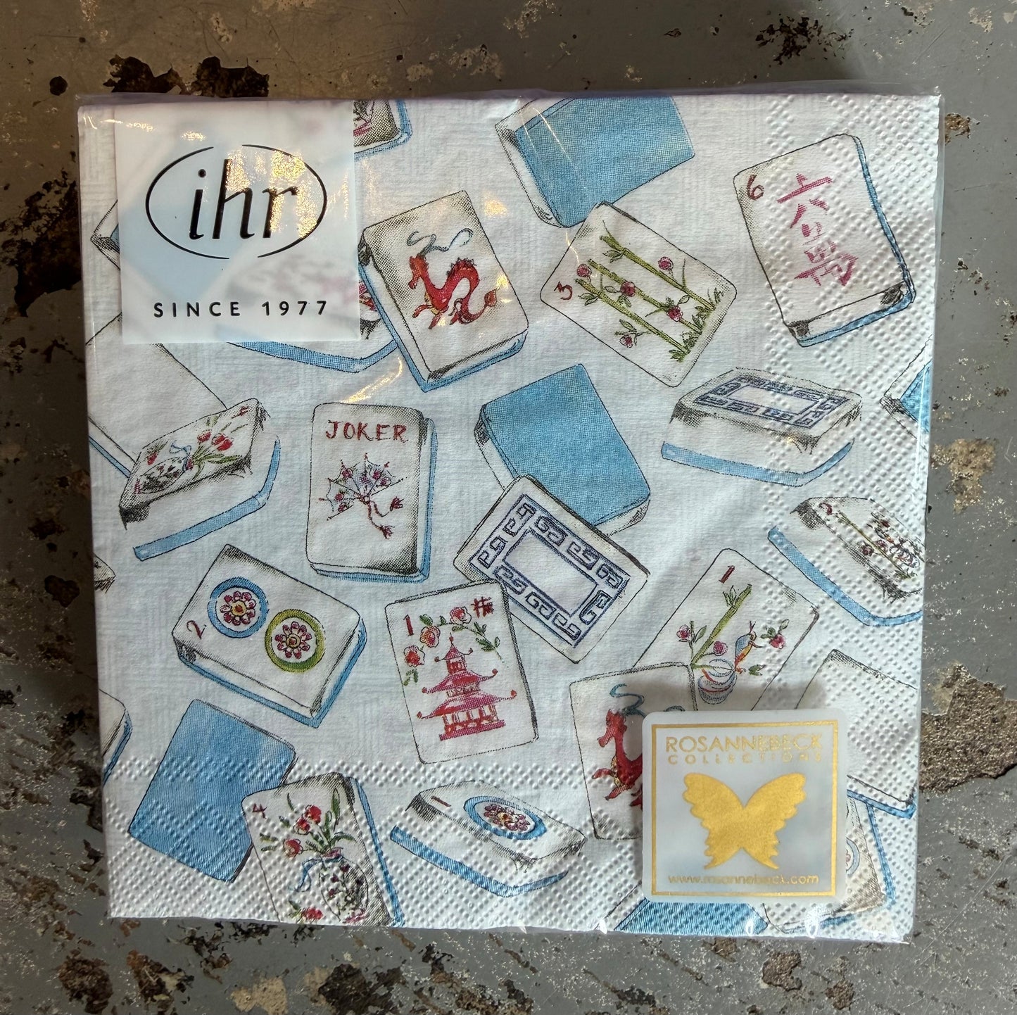 Beverage Napkins Mahjong