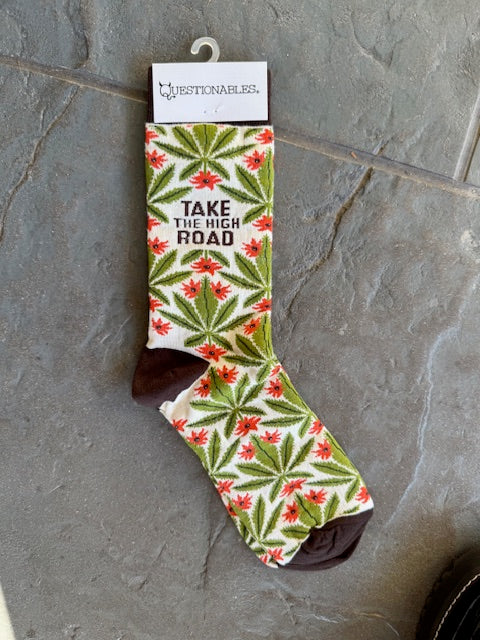 Take the High Road Sock