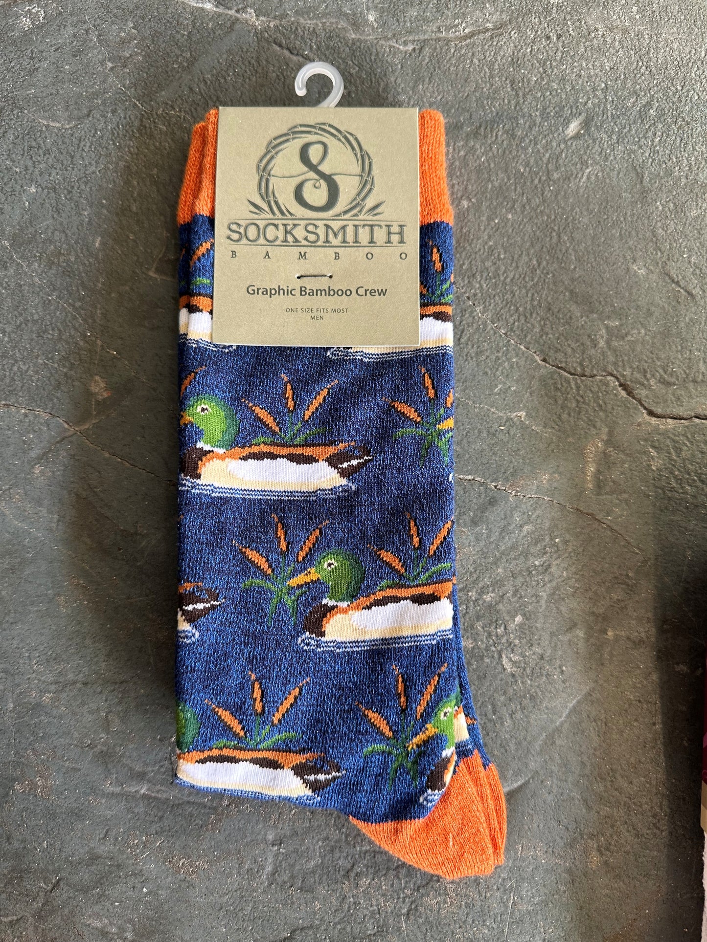Men's Mallard Graphic Bamboo Sock