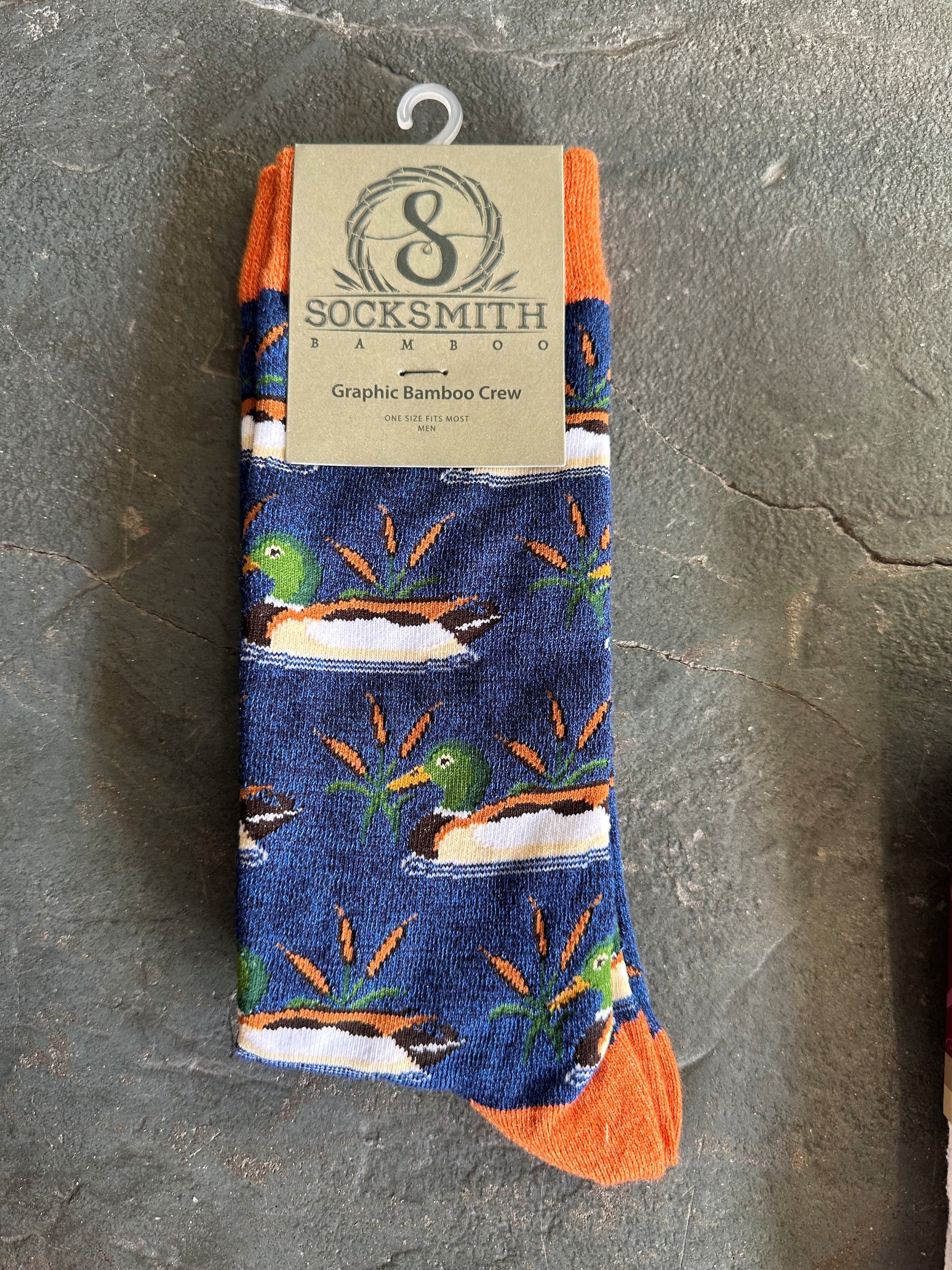 Men's Mallard Graphic Bamboo Sock
