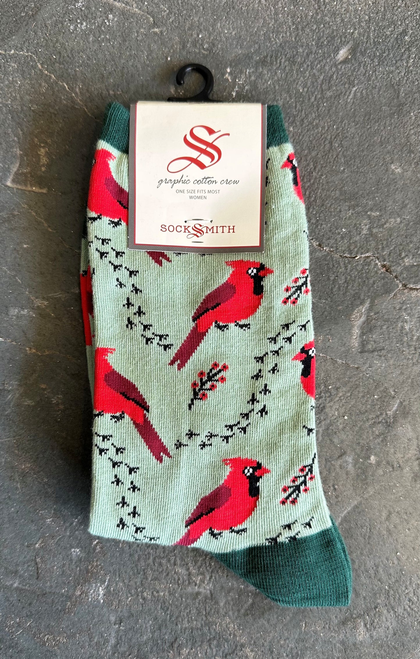 Red Cardinal Sock