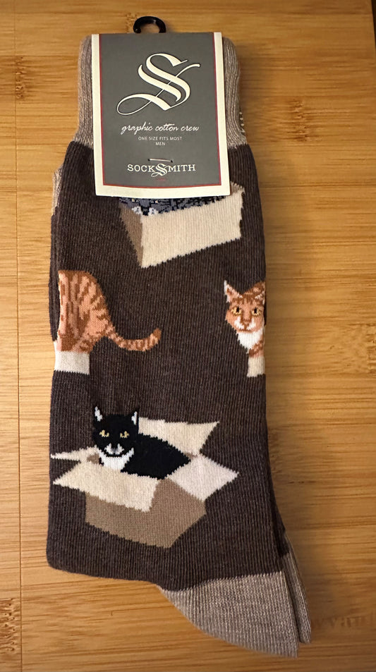 Cat in the Box Sock
