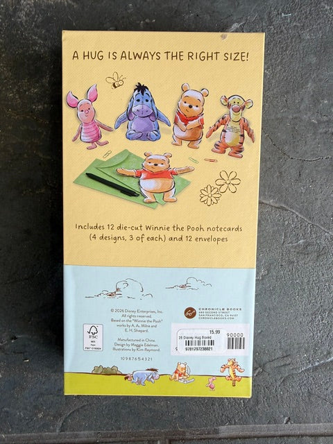 Disney WInnie the Pooh Hugs Notecards and Envelopes