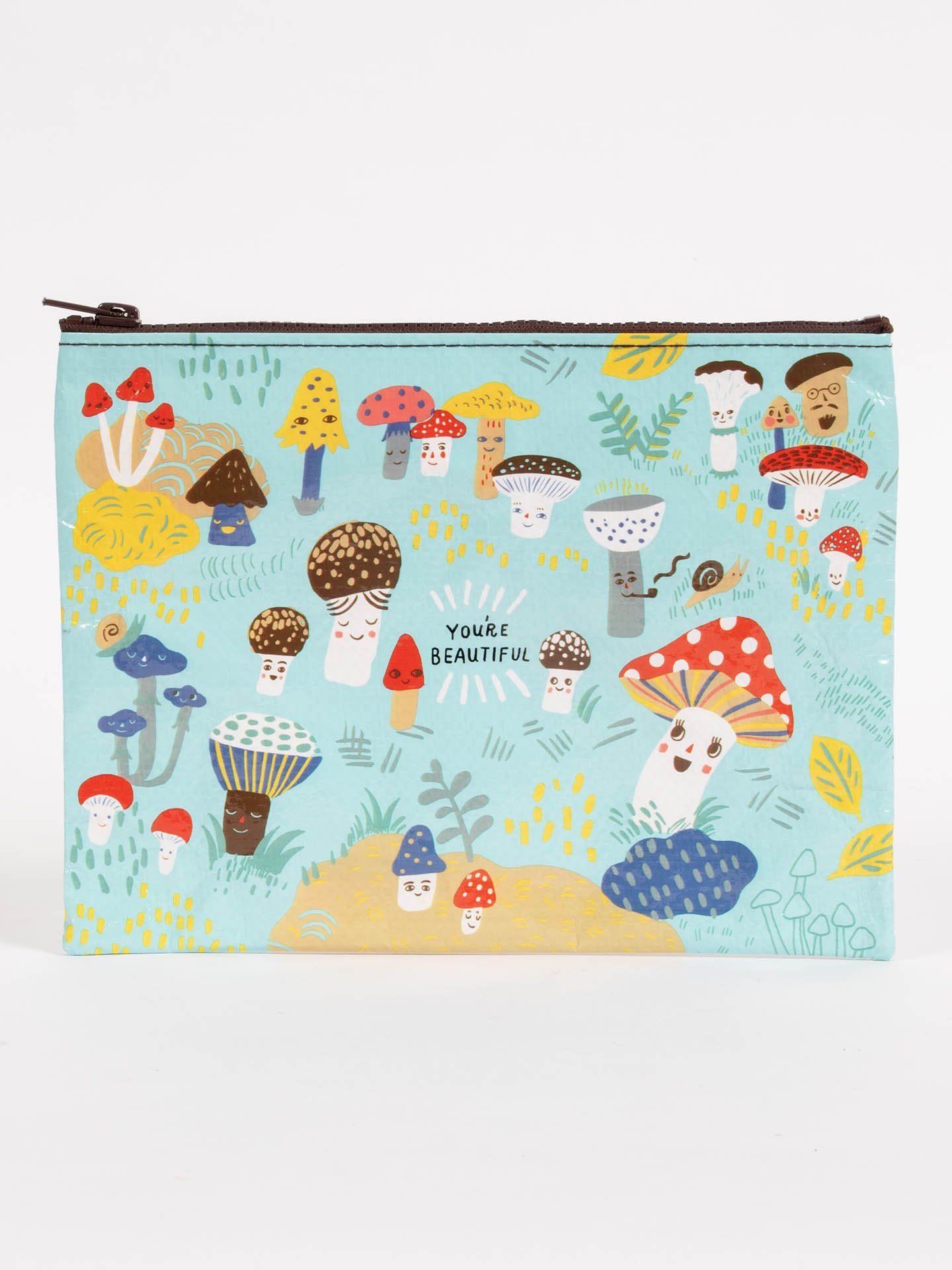 You're Beautiful Mushrooms Zipper Pouch