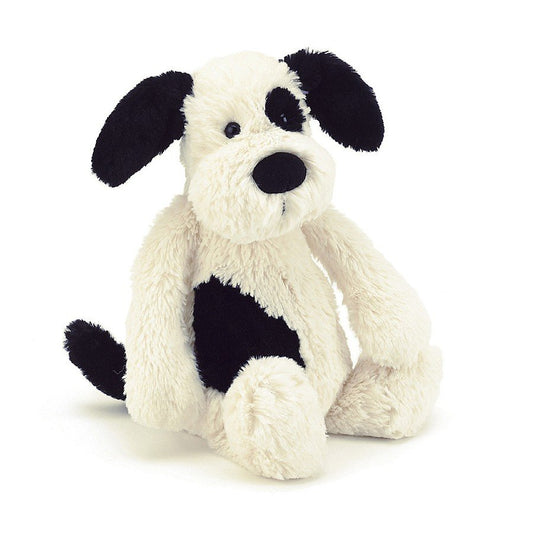 Bashful Med Black & Cream Dog