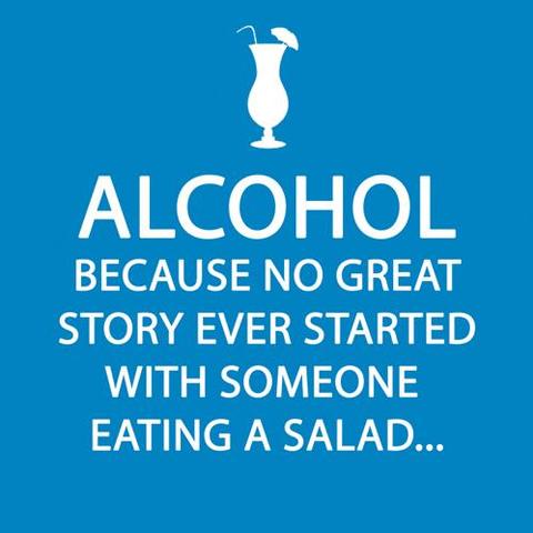 Beverage Napkin Alcohol Beacuse No Great Story