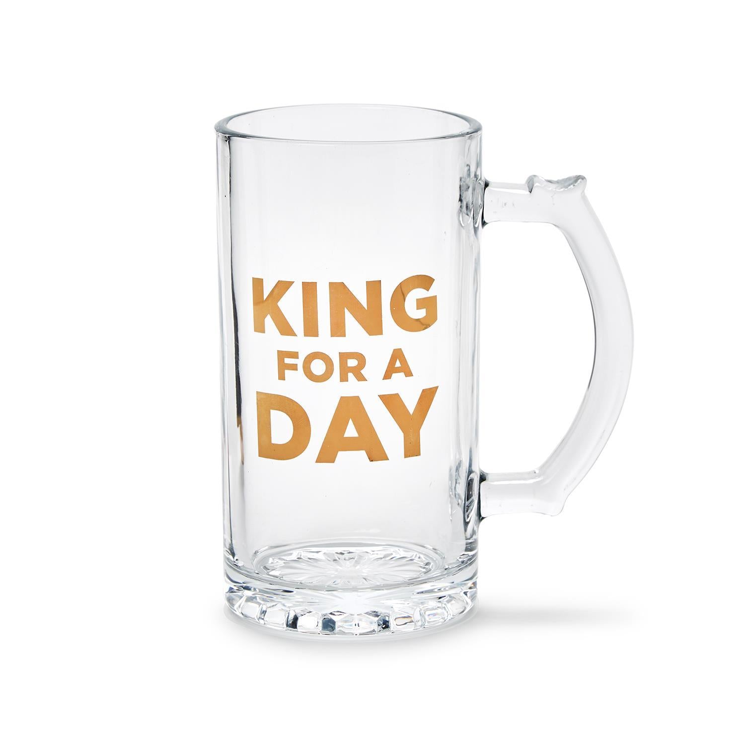 King of the Day Beer Mug & Crown