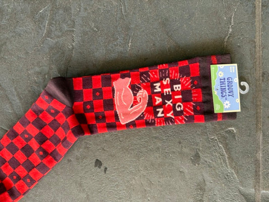 Big Sexy Man Men's Crew Sock