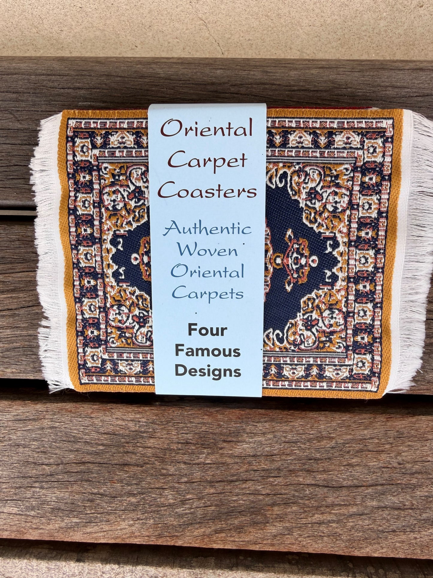 Coaster Set of 4 Oriental Carpet