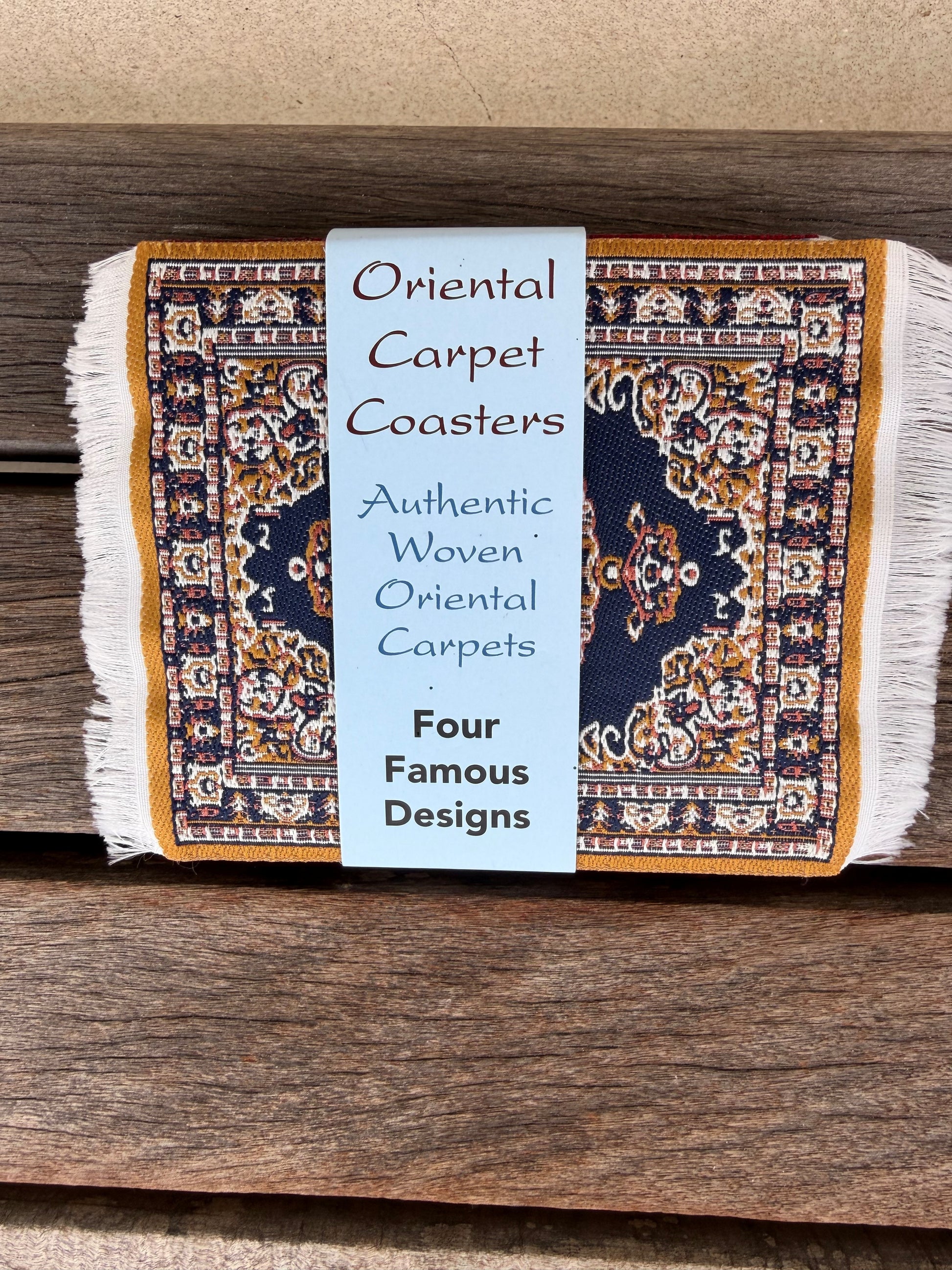 Coaster Set of 4 Oriental Carpet