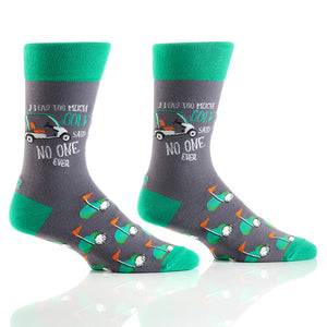 I Play Too Much Golf Sock