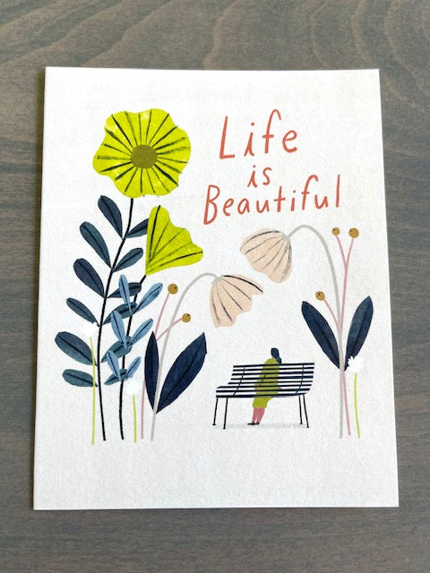 Life Is Beautiful Birthday Card