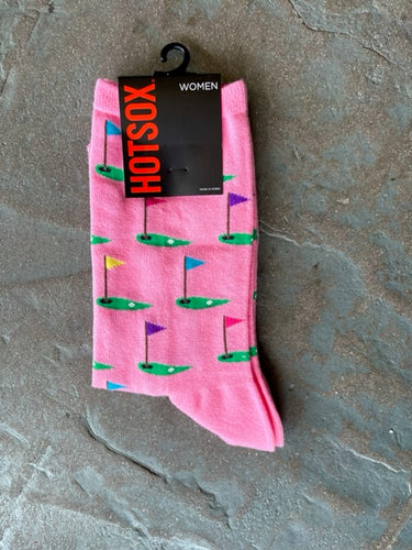 Pink Golf Sock