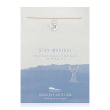 Load image into Gallery viewer, Silver Mermaid Necklace
