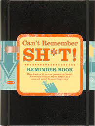 Can't Remember Shit Book