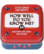 How Well Do You Know Me Card Game