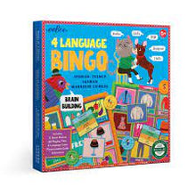 Load image into Gallery viewer, 4 Language Bingo Game

