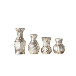 Mercury Glass Bud Vase