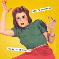 Out of Wine Beverage Napkins