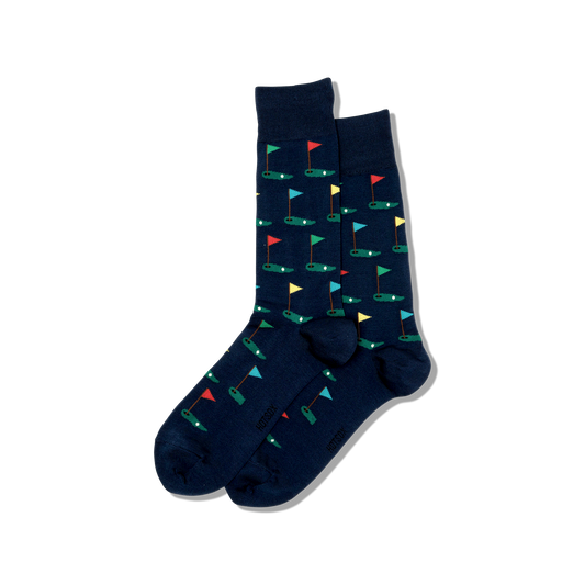 Golf Navy Sock